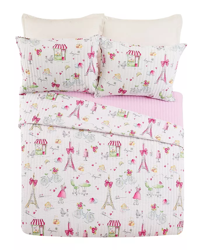 Urban Playground Pretty in Paris 2 Piece Quilt Set， Twin