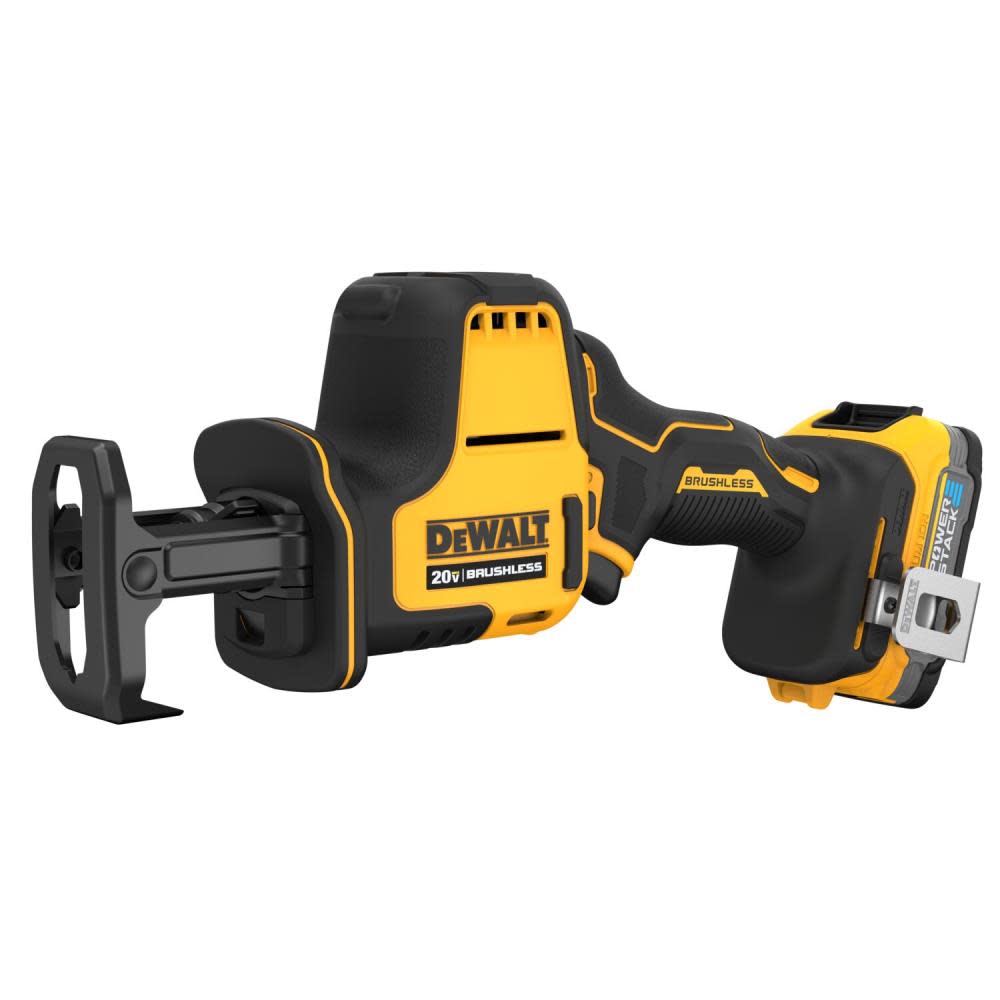 DEWALT ATOMIC 20V MAX One Handed Reciprocating Saw with POWERSTACK Battery ;