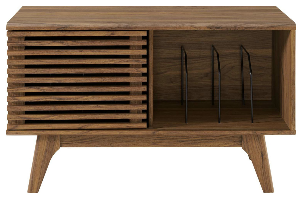 Rennell Record Display Stand   Midcentury   Media Cabinets   by HedgeApple  Houzz