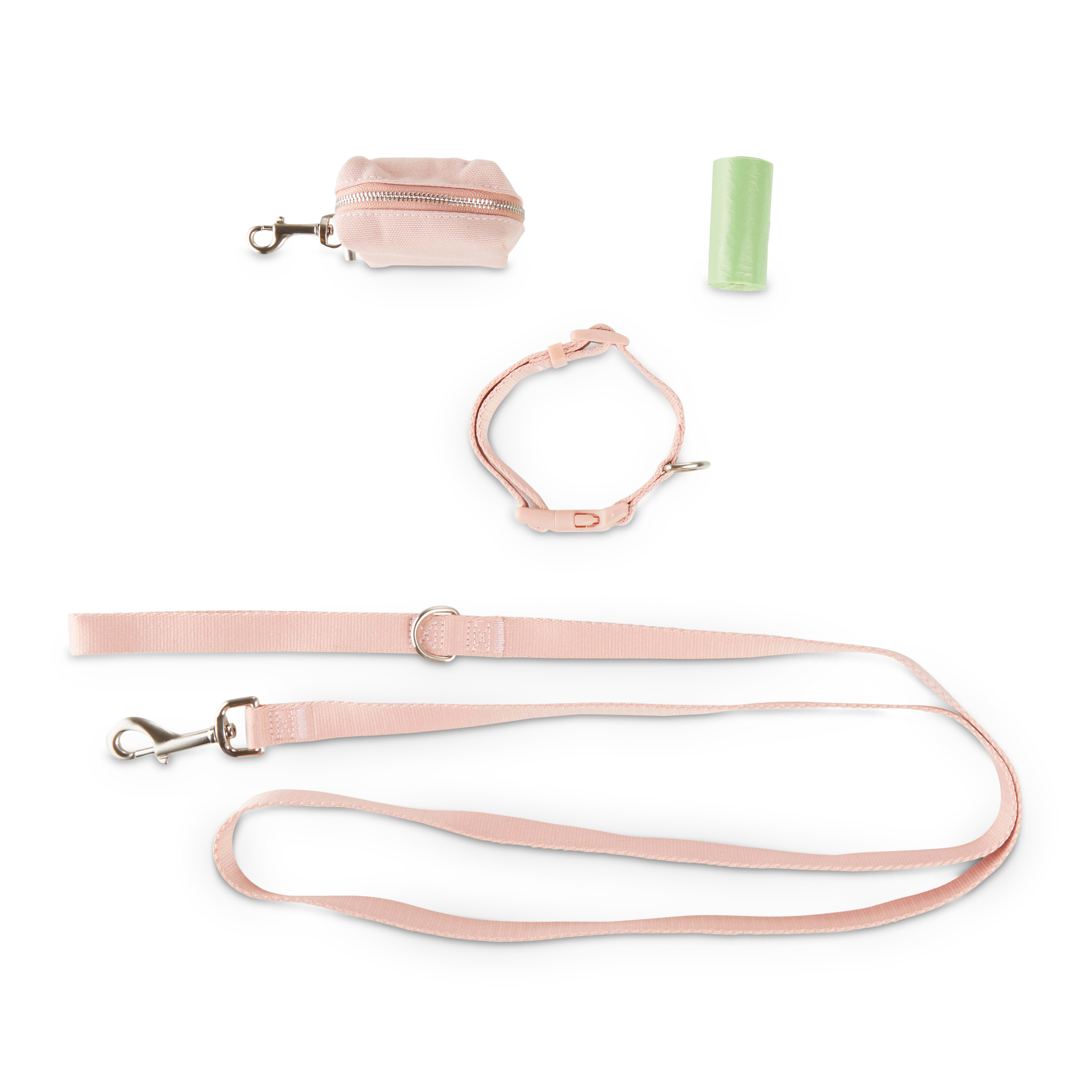 Bond  Co. Pink 3-Piece Walking Kit for Dogs， Small