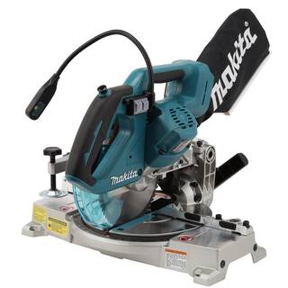 Makita 18V LXT Lithium-Ion Brushless Cordless 6-12 in. Compact Dual-Bevel Compound Miter Saw with Laser (Tool Only) XSL05Z