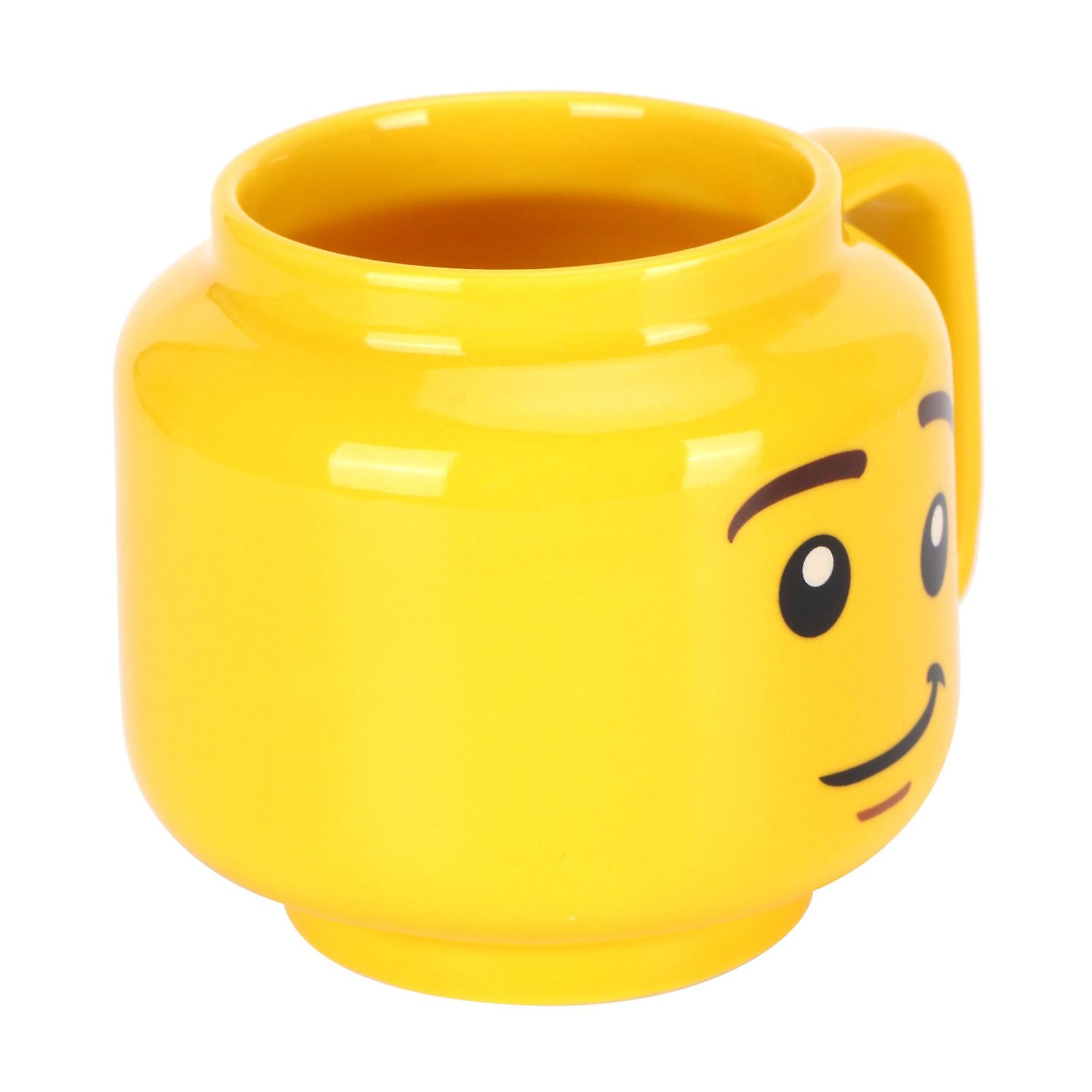 Ceramic Cup Yellow Cartoon Water Cup 300ml Coffee Milk Tea Mug Gift for Home Office