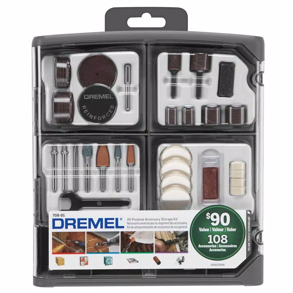 Dremel Rotary Tool All-Purpose Accessory Kit (108-Piece) and#8211; XDC Depot