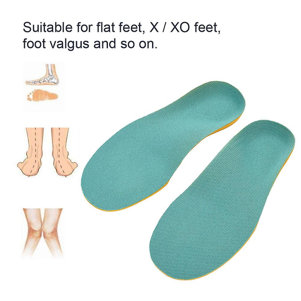 Orthotic Corrective Arch Support Cushion Shoe Inserts Insoles Pads For Kids (s)