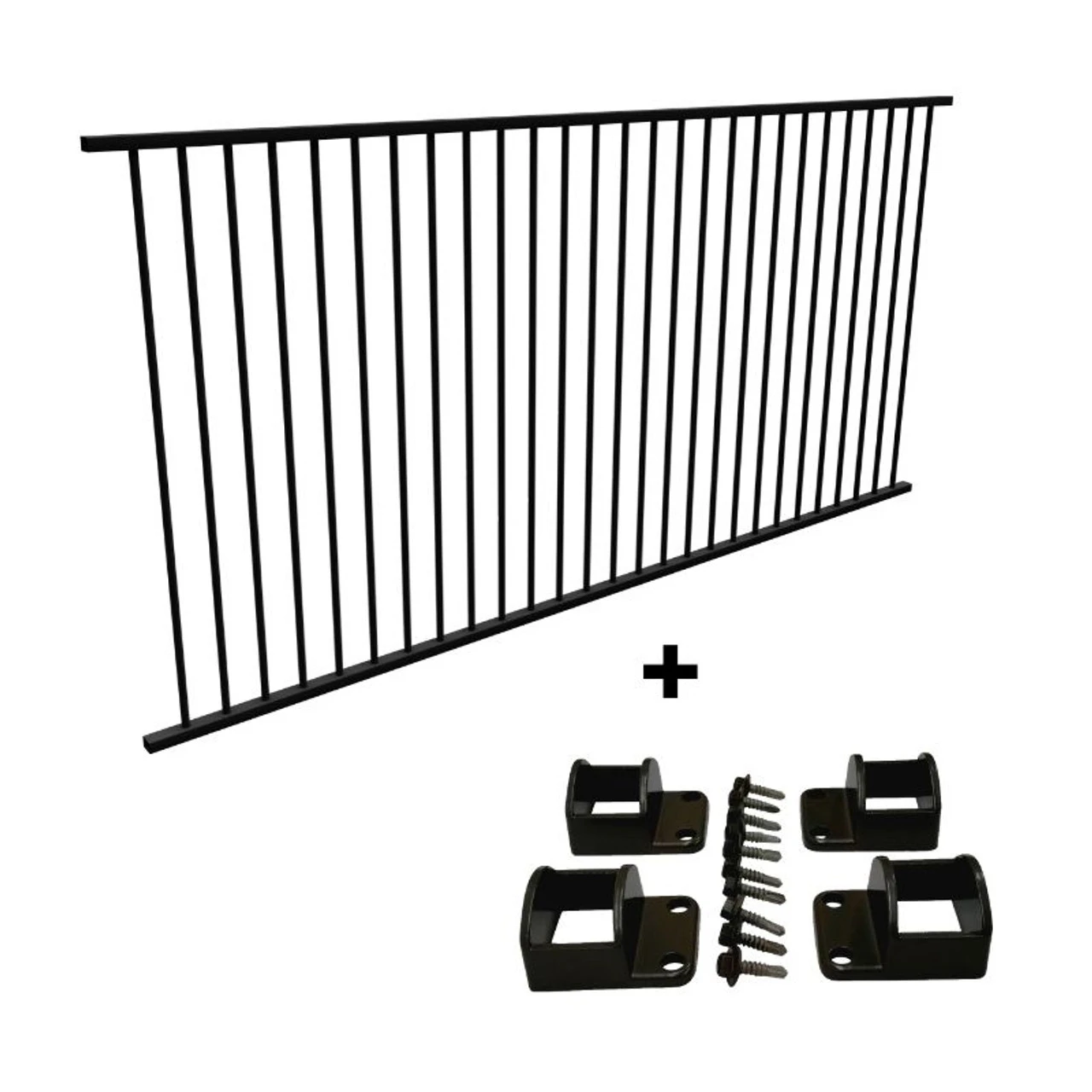 Factory supply black iron portable fence around swimming pool for child swimming pool fence