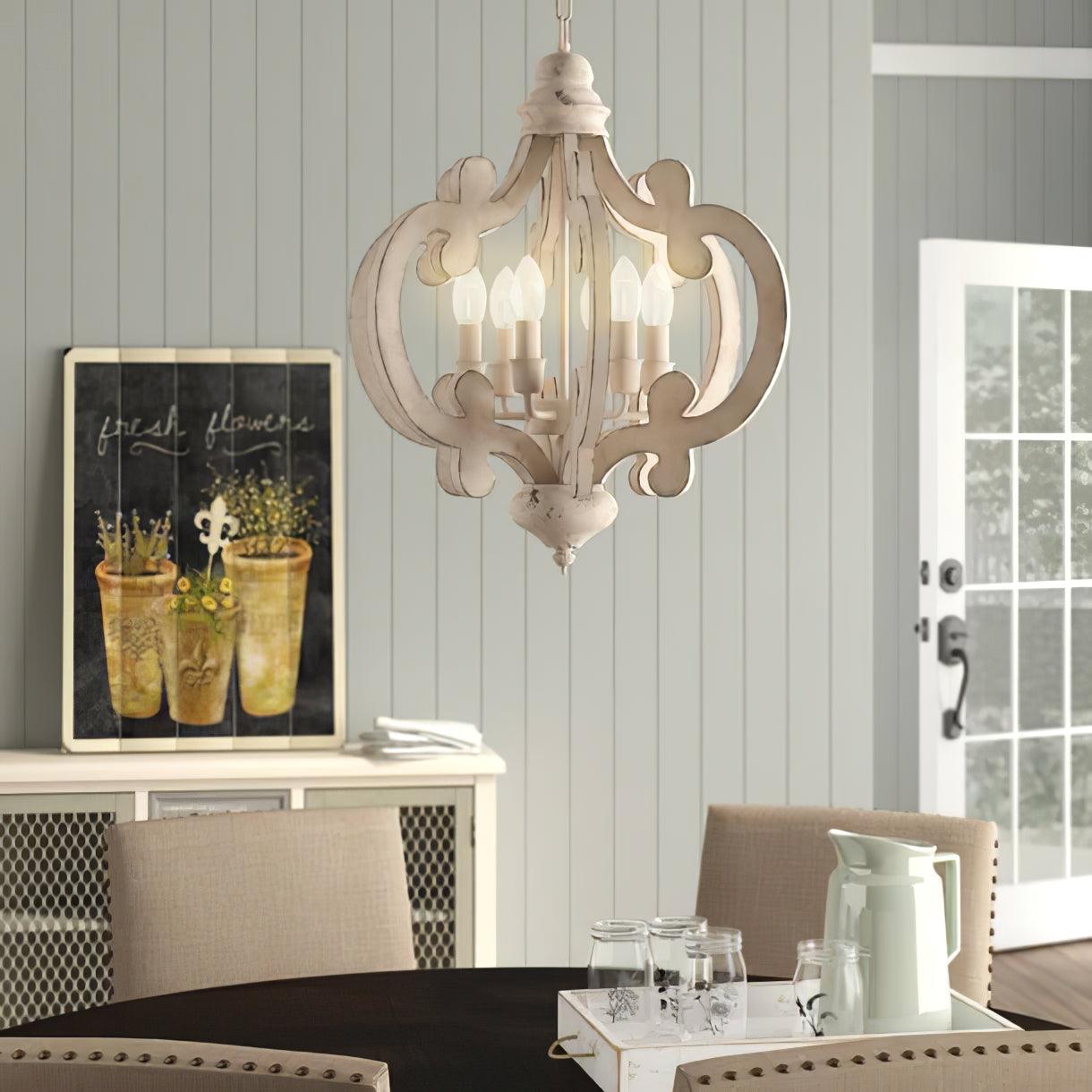 Antique White Style Chandelier