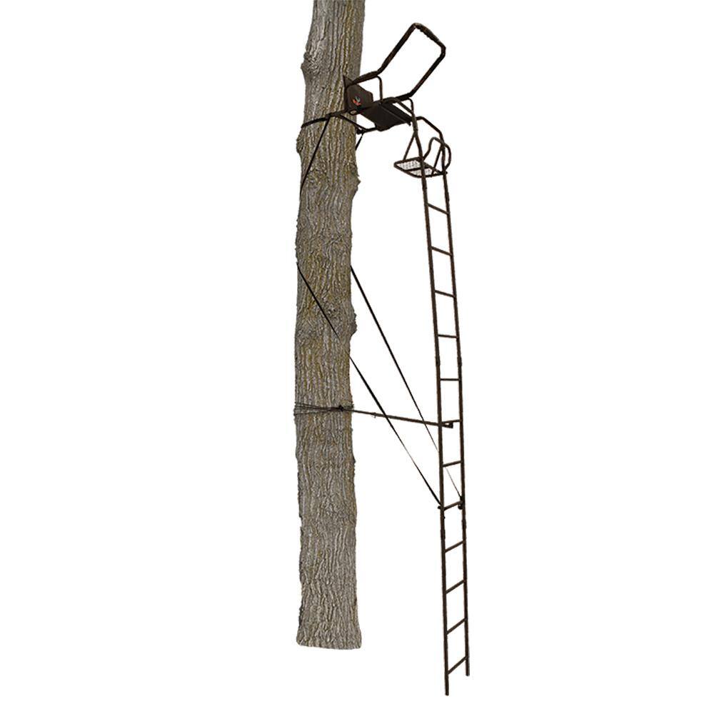 BIG GAME TREESTANDS 17 ft. Warrior DXT Lightweight Portable Hunting Outside Tree Stand Ladder BGM-LS3811