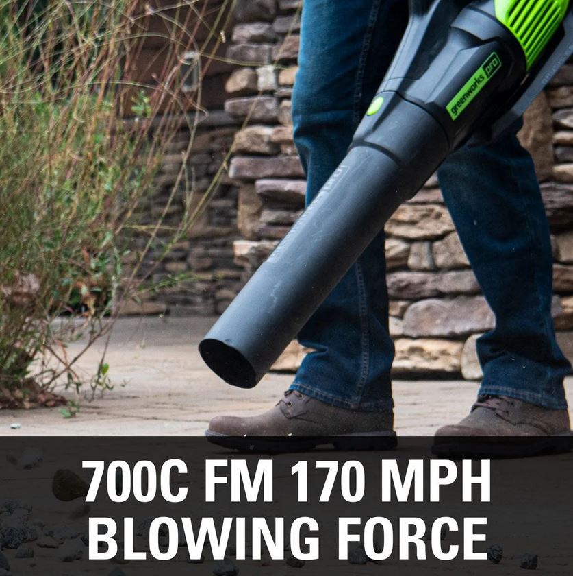 Greenworks PRO 170 MPH 700 CFM 60V Battery Cordless Handheld Leaf Blower (Tool Only)