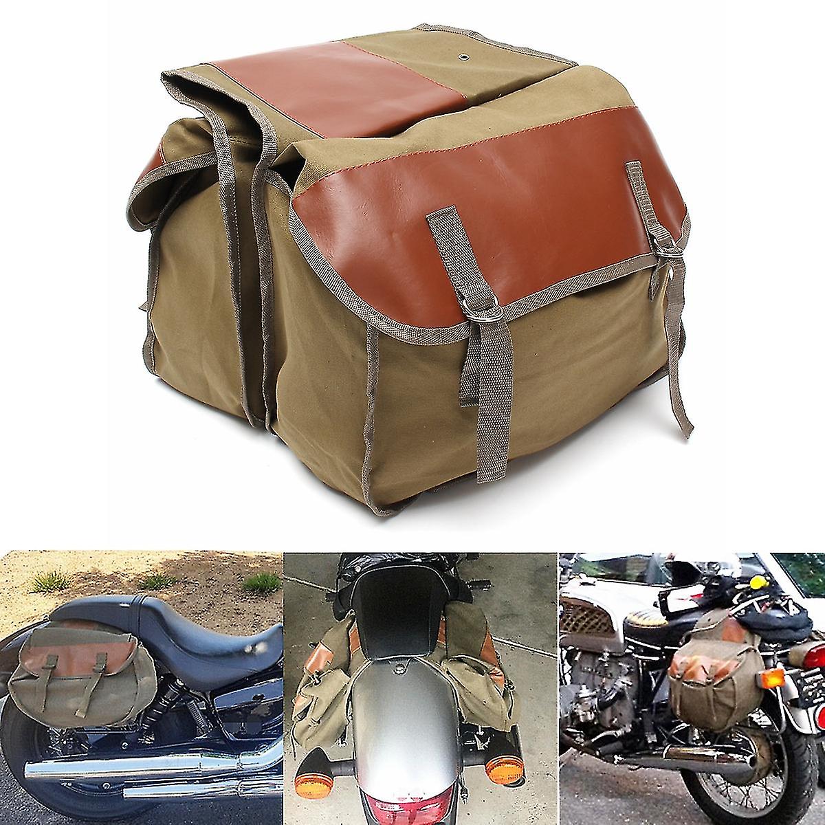 Cycle Bag Equine Back Pack Seat For Sportster