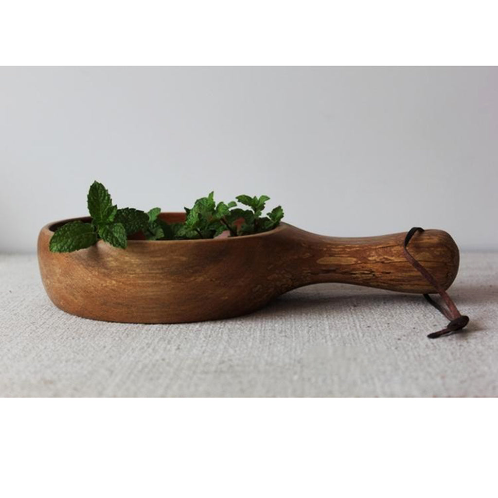 Natural Wood Salad Serving Bowl Handmade Tableware