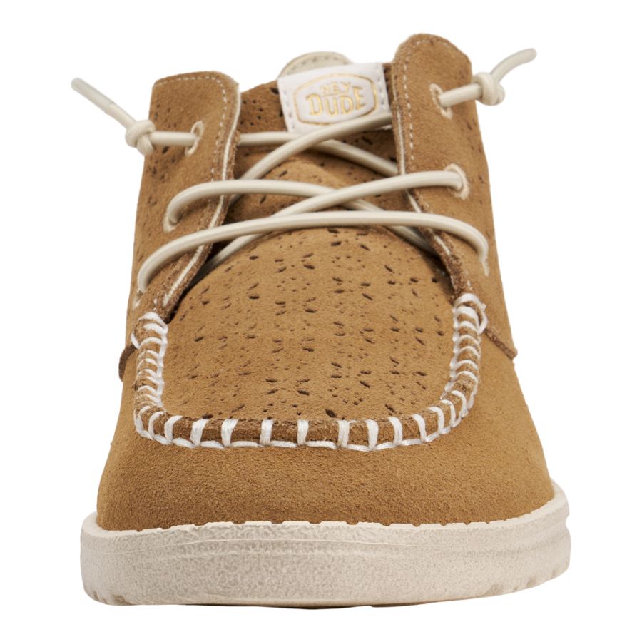 Wendy Mid Suede Boho - Cognac