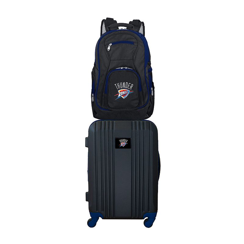 Oklahoma City Thunder Wheeled Carry-On Luggage and Backpack Set