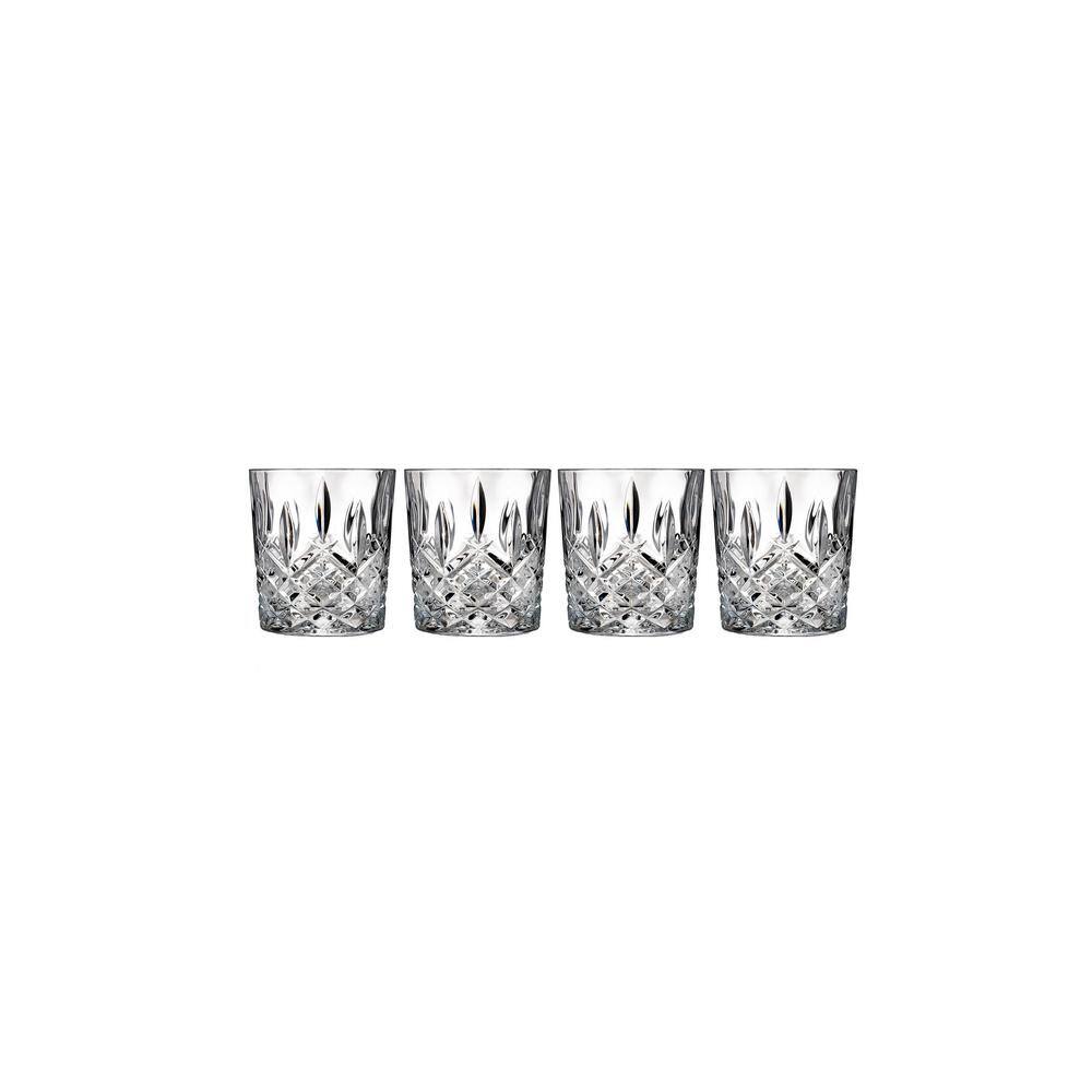 Marquis By Waterford Markham 11 oz. Crystalline Double Old Fashioned Glass Set (Set of 4) 165118