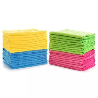 SIMPLI-MAGIC 16 in. x 12 in. Microfiber Cloth Cleaning (48-Pack) 98