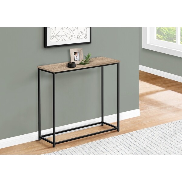 Accent Table， Console， Entryway， Narrow， Sofa， Living Room， Bedroom， Metal， Laminate， Contemporary， Modern