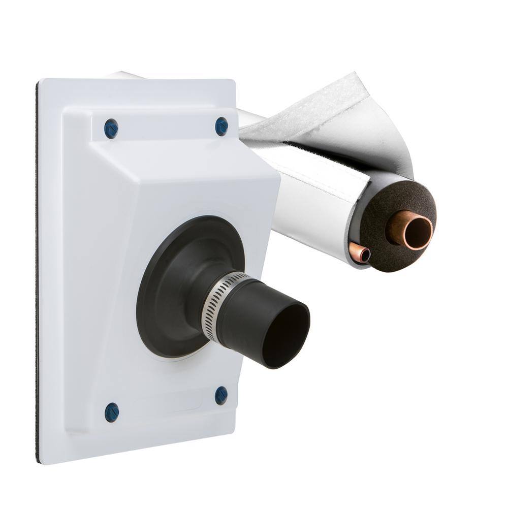 AIREX TITAN OUTLET TGS White Titan Outlet with White 6 ft. E-Flex Guard for 12 in. Insulation with 58 in. 34 in. 78 in. Tubing TGS-650W-72E-W