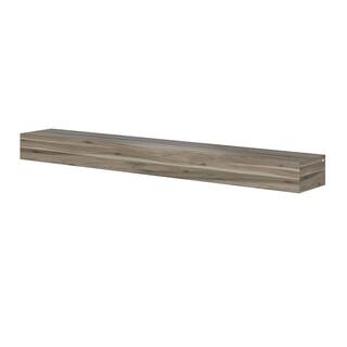 Pearl Mantels 5 ft. Ashy Brown Cap-Shelf Mantel RPS60492WD