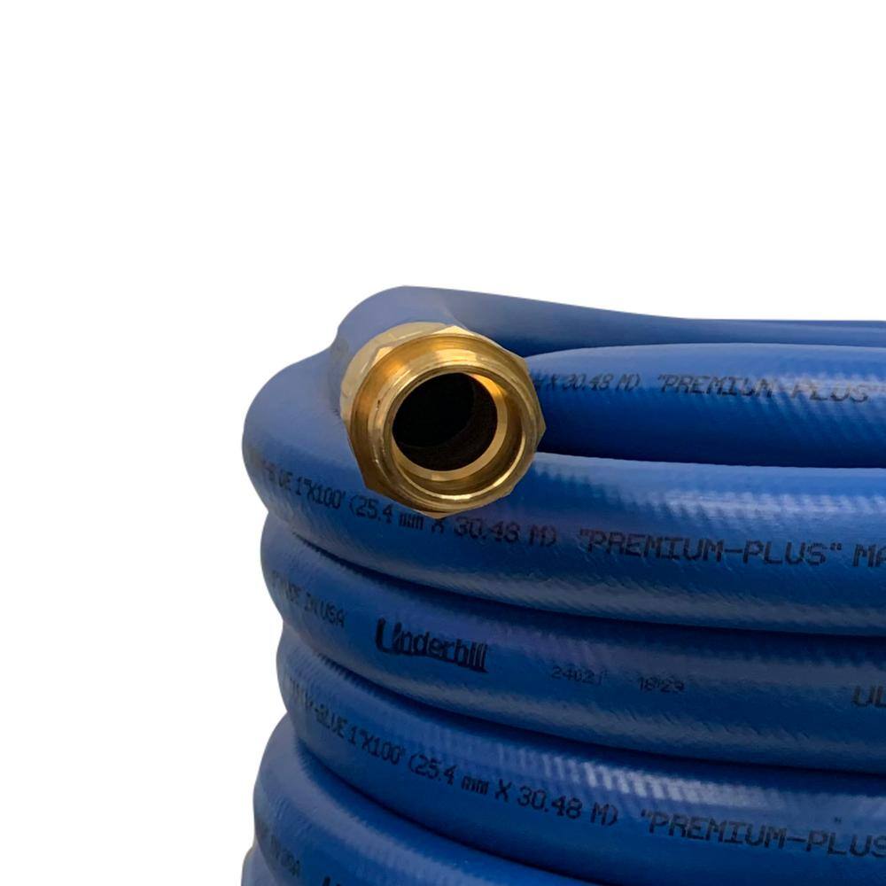 Underhill UltraMax Blue Premium 1 in. x 100 ft. Heavy-Duty Garden Water Hose H10-100B