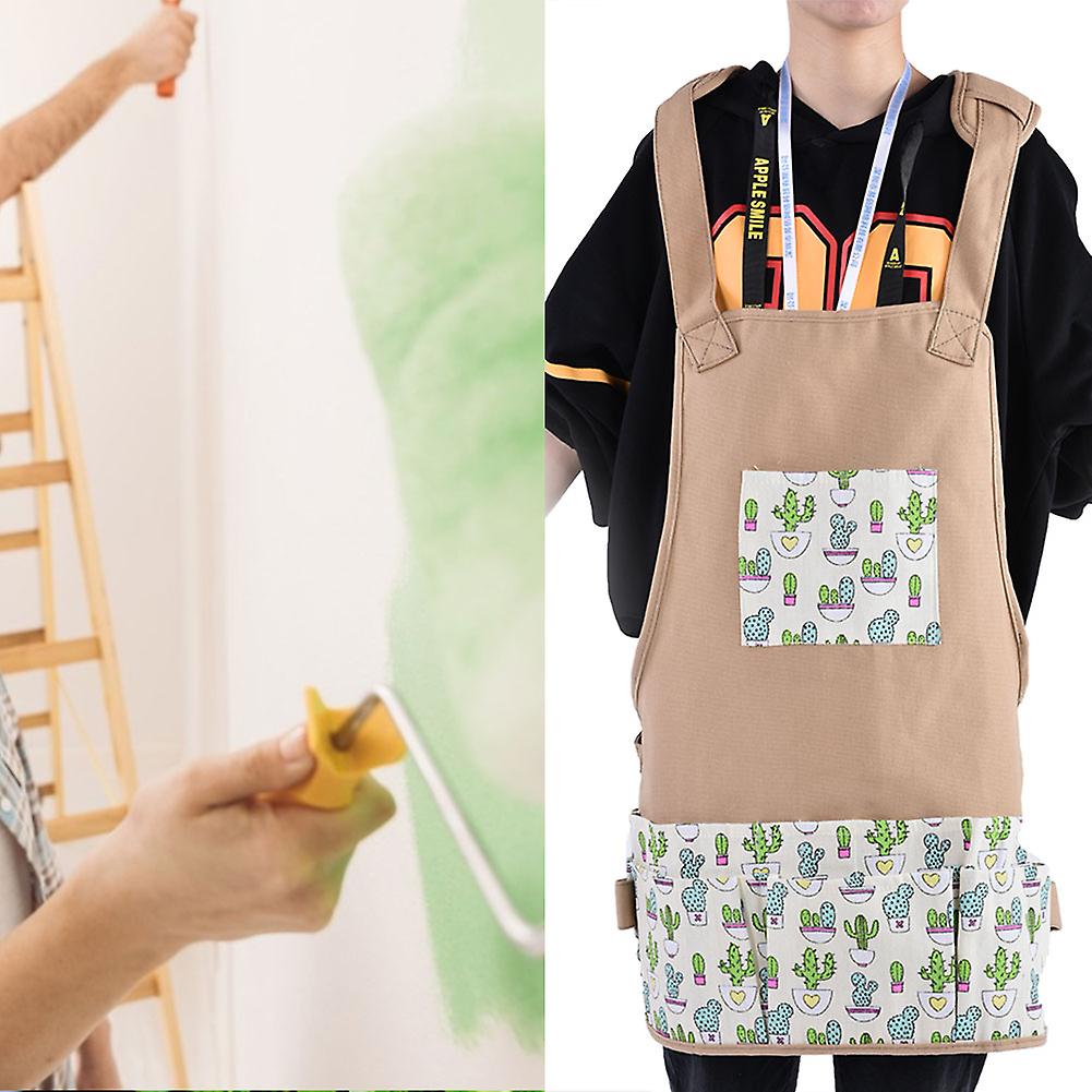 Multi Pockets  Adjustable Gardening Apron For Men Women Carpenters Bakers And Machinists