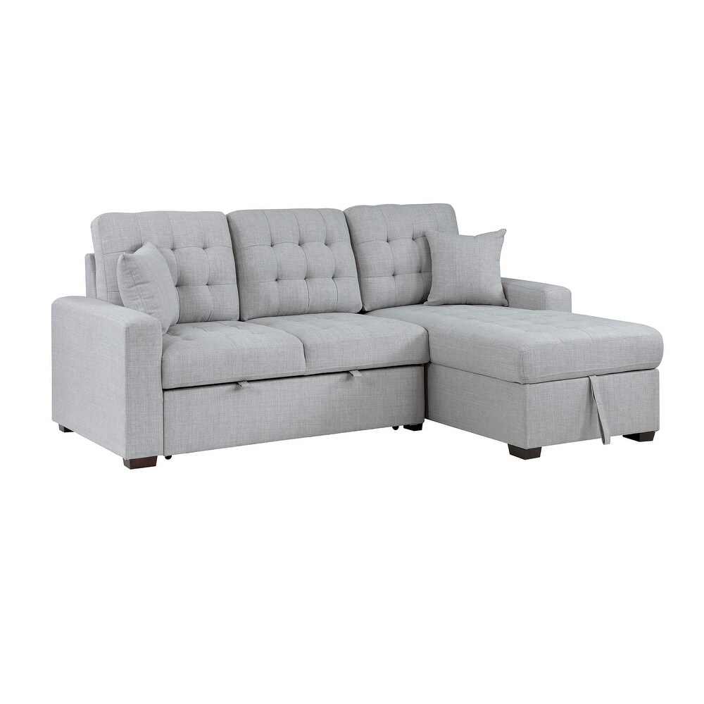 Miles 2 Piece Sectional Sofa Sleeper with Right Chaise