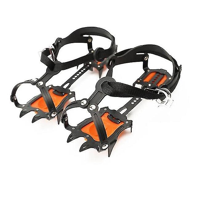 10 Steel Teeth Anti-skid Snow Ice Climbing Crampons Shoes Cleats Overshoes Anti Slip Ice Grippers Shoe Claws