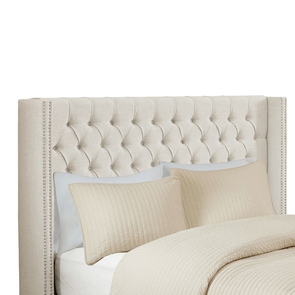 Madison Park Baldwin Upholstered Headboard - - 16304594