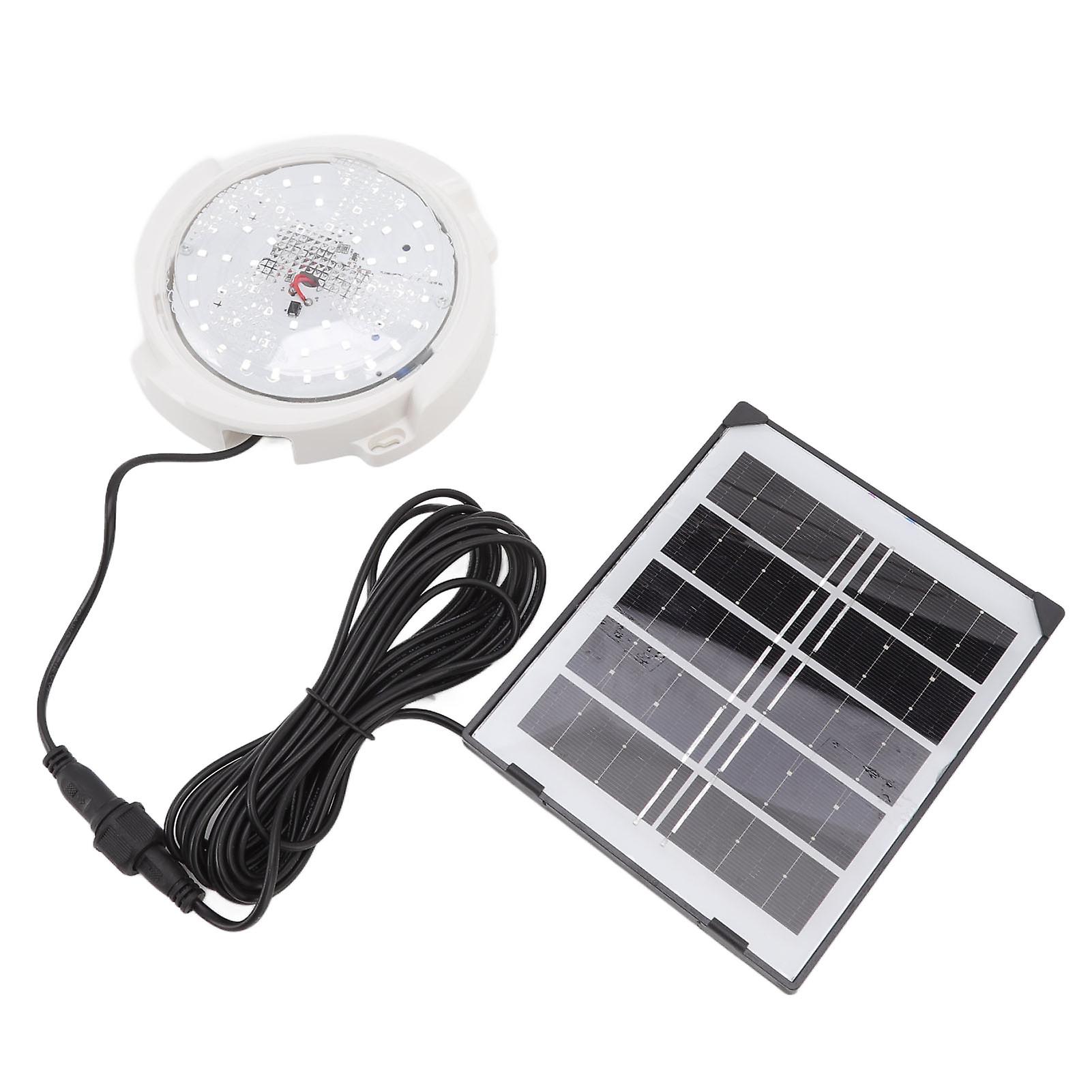 Solar Ceiling Light 2 Control Modes 50 Lamp Beads Adjustable Solar Ceiling Lamp for Indoor 45W