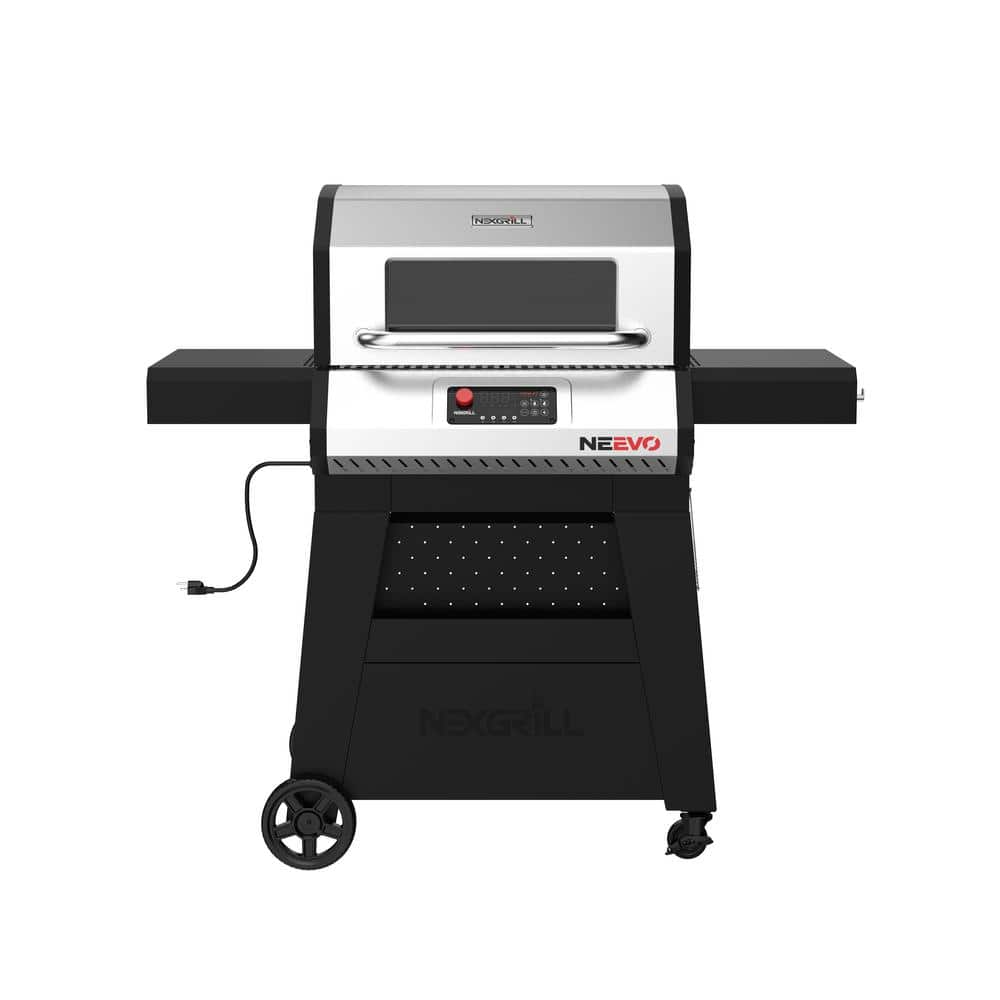 Nexgrill Neevo 720 Propane Gas Digital Smart Grill in Black with Stainless Steel Front Panel and Lid 720-1054