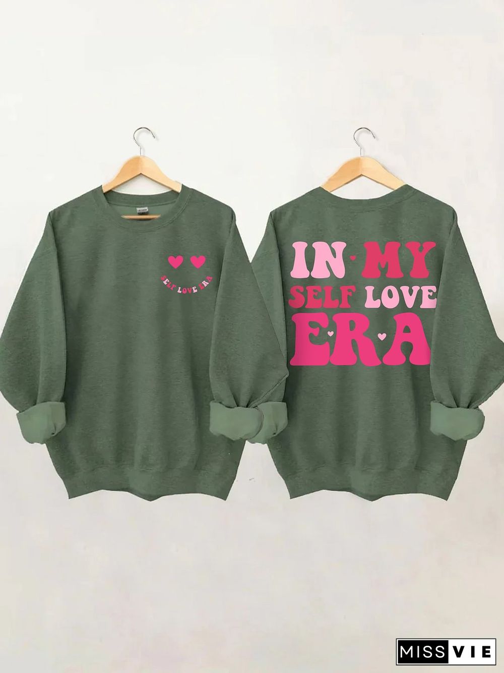 In My Self Love ERA 2-sided Printed Sweatshirt