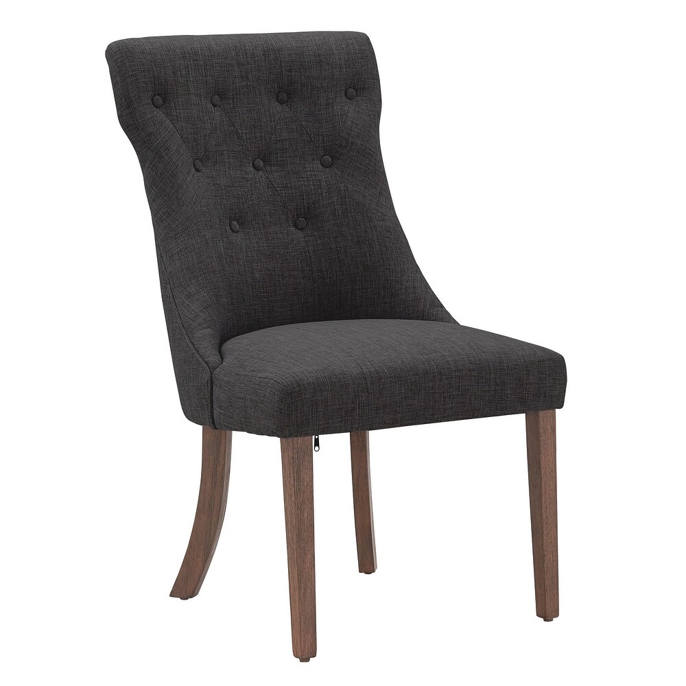 Voyager Button tufted Dining Chairs (Set of 2) by iNSPIRE Q Artisan