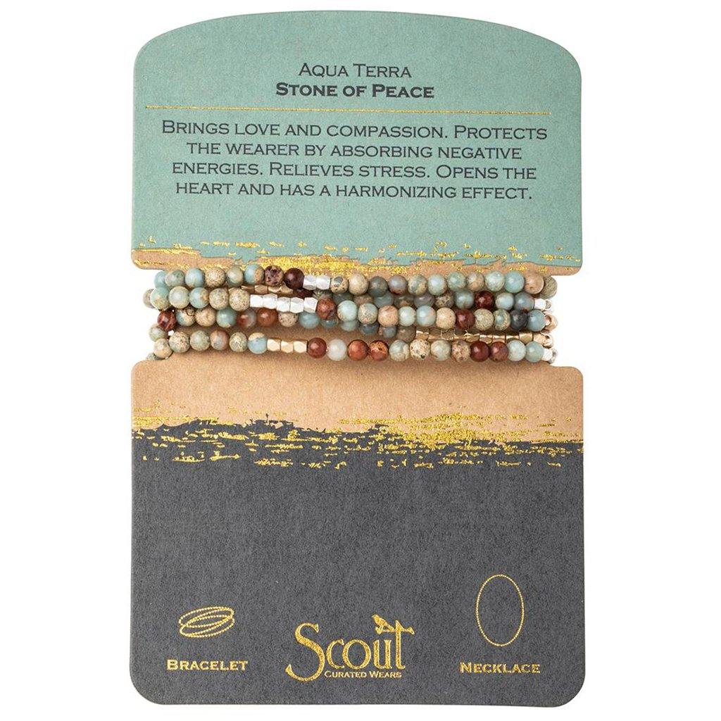 Scout Curated Wears  Aqua Terra Stone Wrap - Stone of Peace