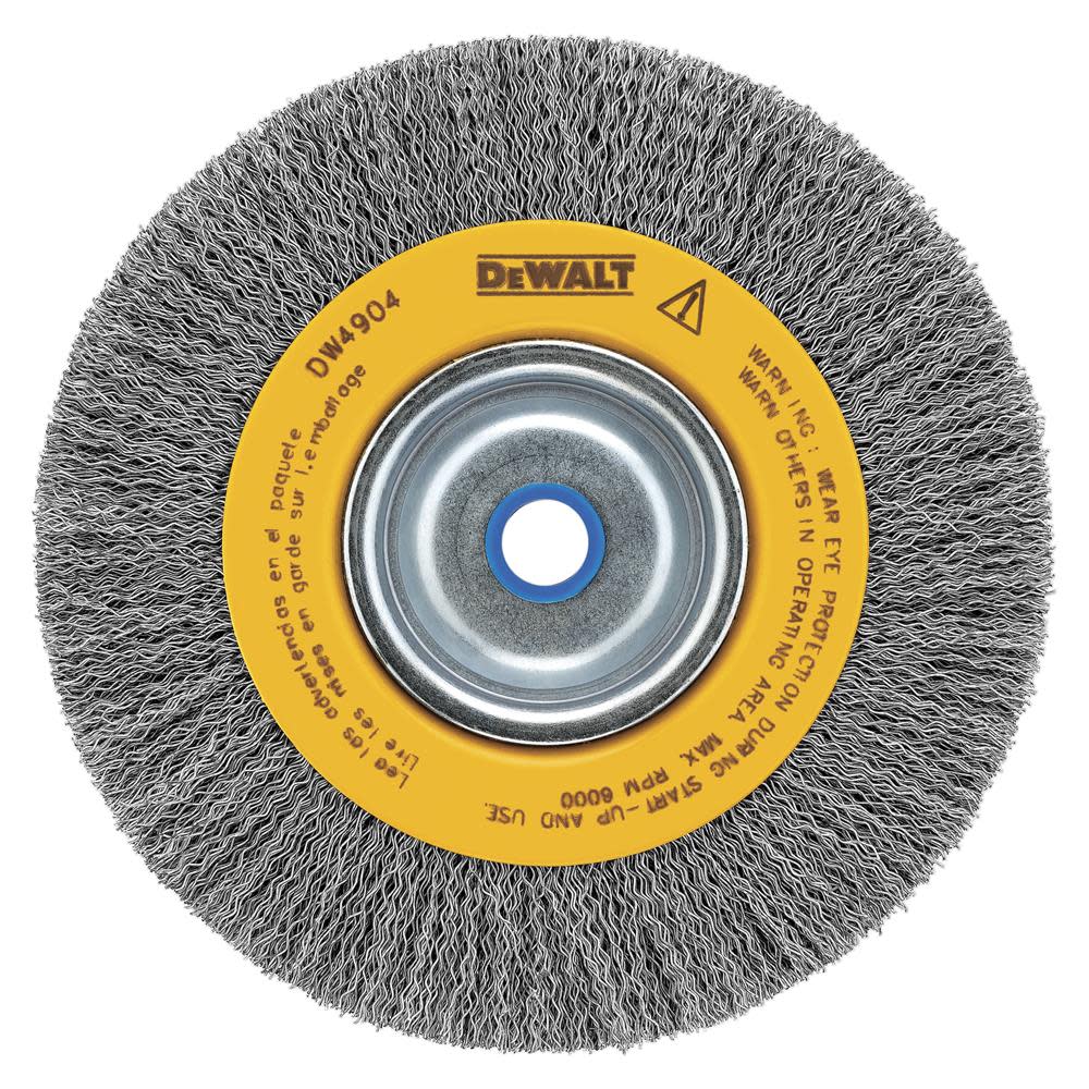 DEWALT 6 In. Crimped Wire Wheel Medium Face DW4904 from DEWALT