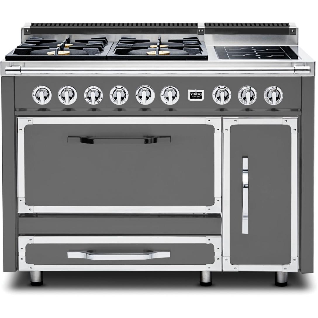 Viking 48-inch Freestanding Dual Fuel Range with True Convection Technology TVDR481-4IDG