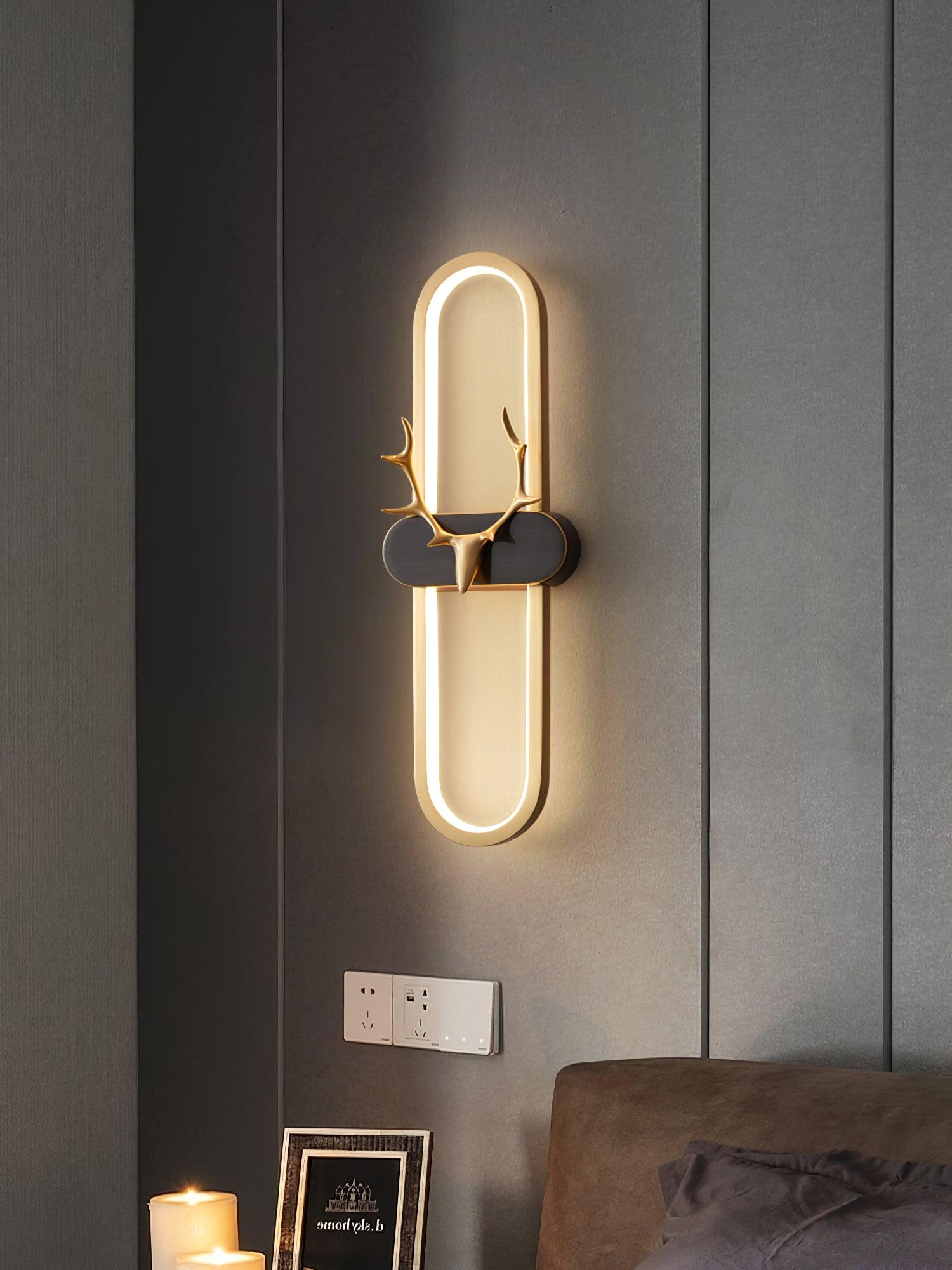 Antlers Halo Wall Lamp