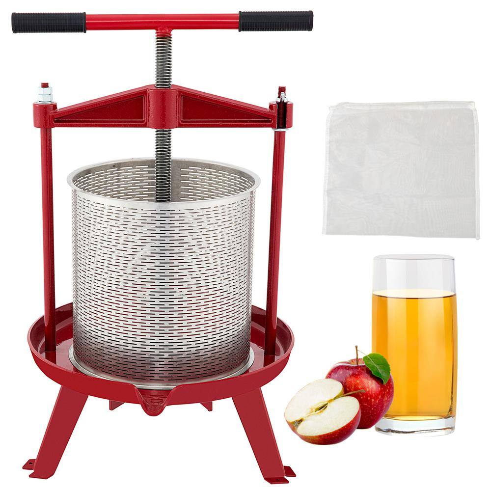 VEVOR Fruit Wine Press 2.4 Gal. Cast Iron Manual Grape Presser for Wine Making Cider Tincture Vegetables Honey Olive Oil Press BXGGJYZJBDD9LMMMZV0