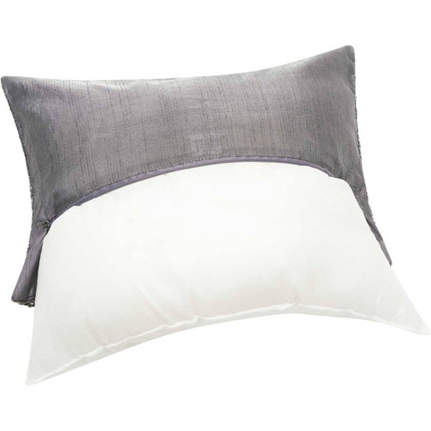 Polyester Throw Pillow White Mina Victory