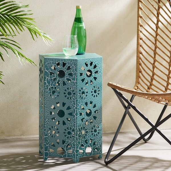 Iron Outdoor Side Table