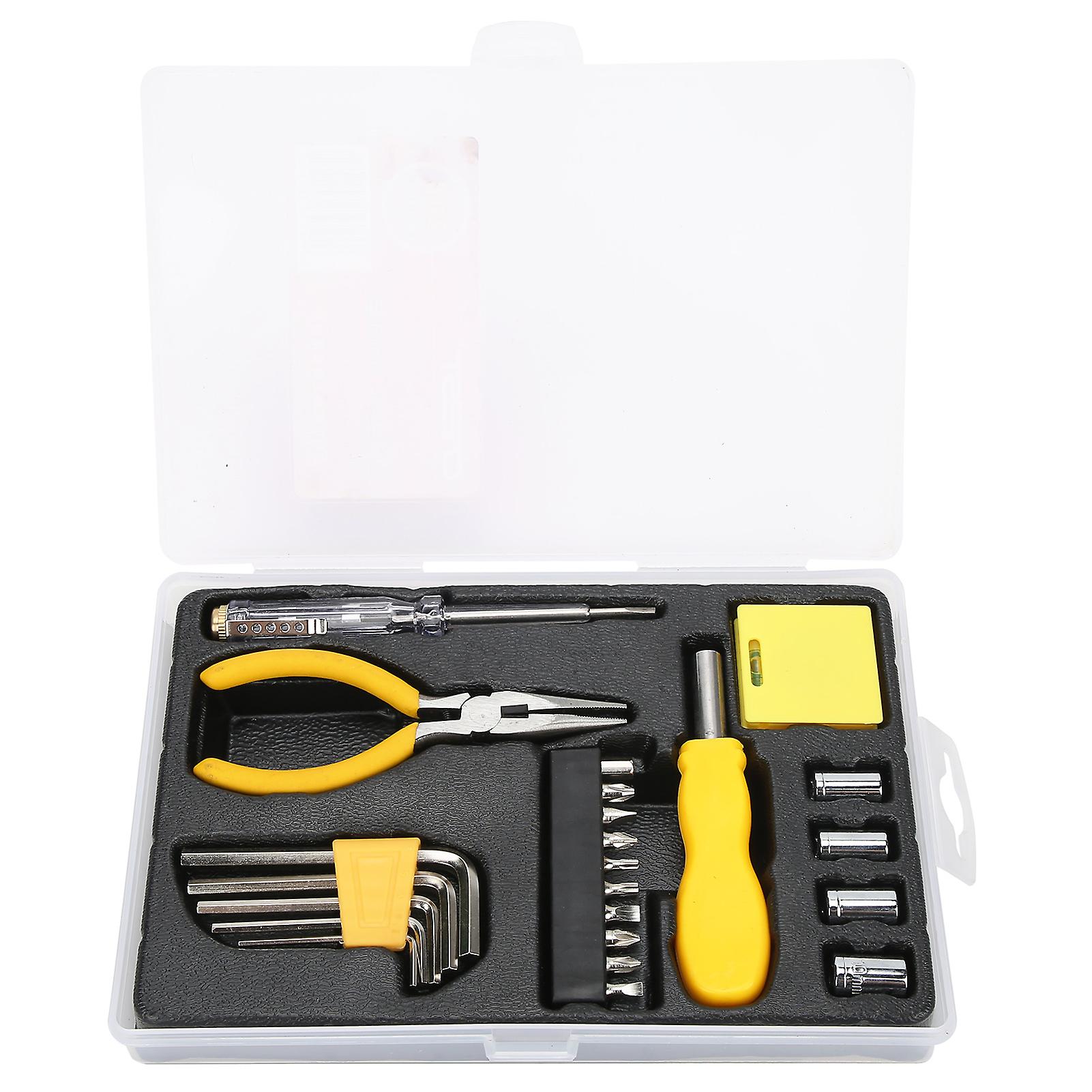 Hardware Tool Kit Screwdriver Bit Wrench Pliers Socket Multifunctional Home Repair Supplies