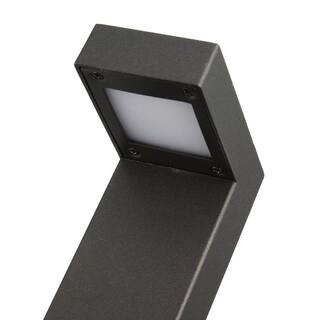 Hampton Bay Jemison 3-Watt Black Outdoor Integrated LED Landscape Path Light JAO1501L-2