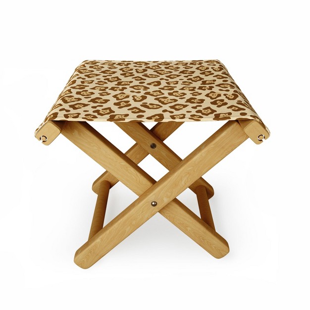 Society6 Avenie Jaguar Print Outdoor Ottoman