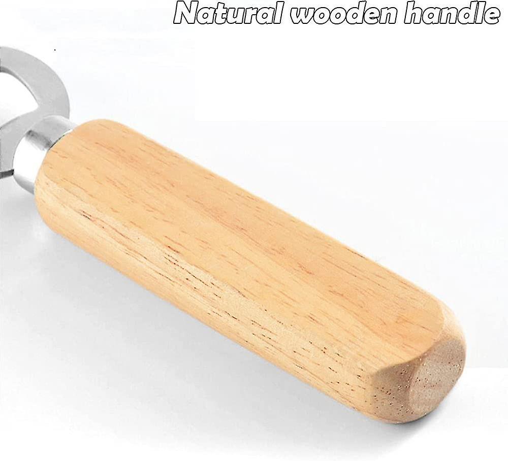 4 Pcs Heilwiy Wooden Handle Beer Bottle Opener Personalised Bottle Opener For Bottle Cap Gift