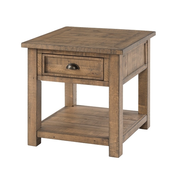 The Gray Barn Downington Solid Wood End Table