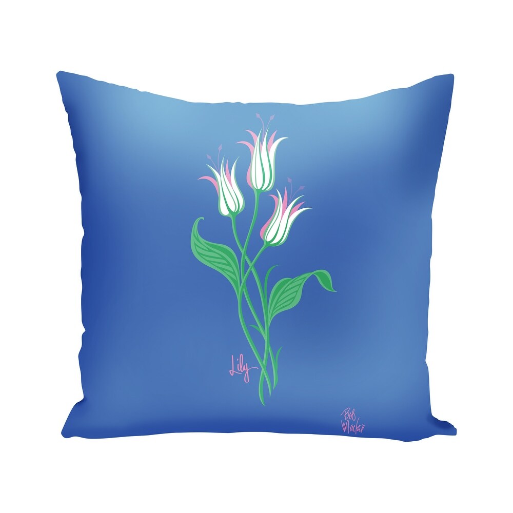 Tulips Indoor Decorative Throw Pillow