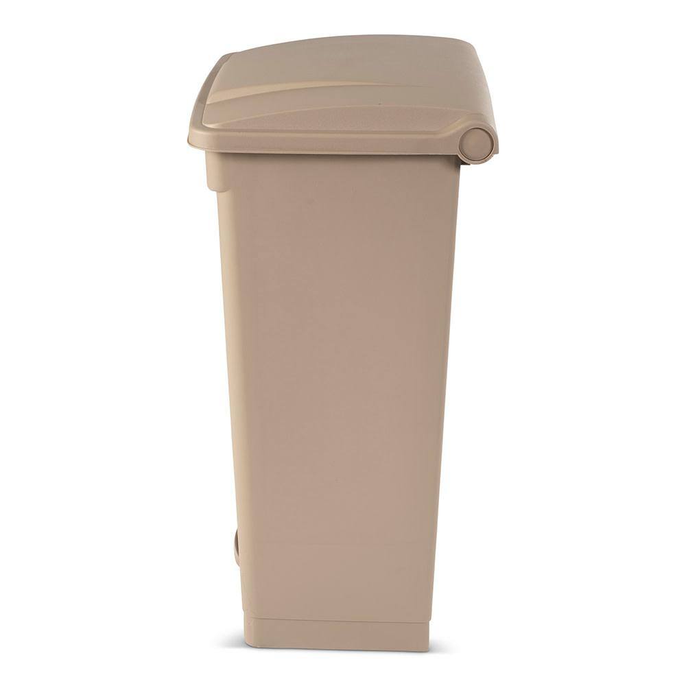 Toter 23 Gallon Beige Fire Retardant Step-On Trash Can SOF23-00BEI