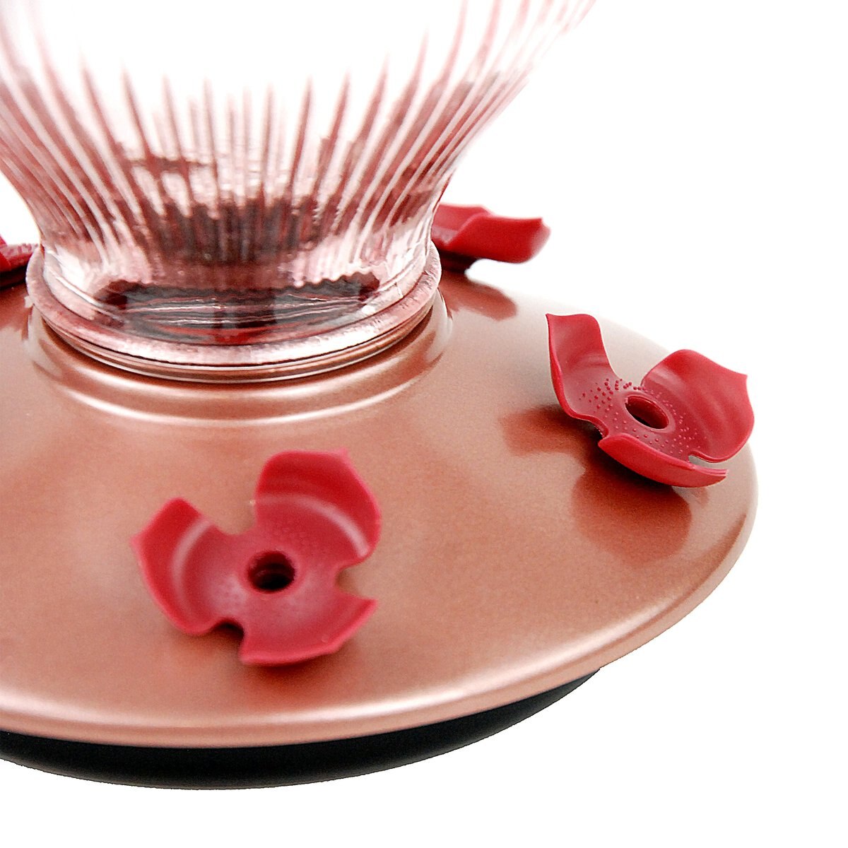 Perky-Pet Rose Gold Top-Fill Glass Hummingbird Feeder