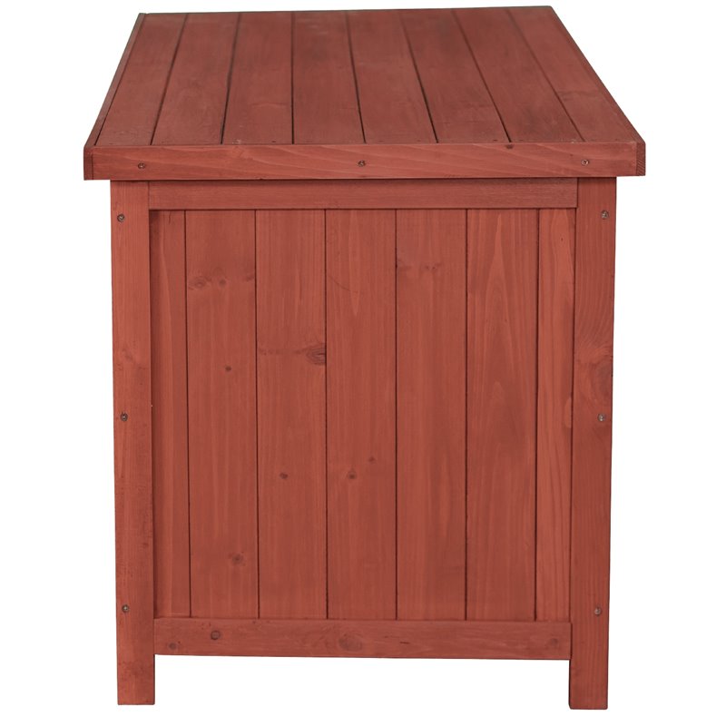 Leisure Season Deck Storage Box, Medium Brown