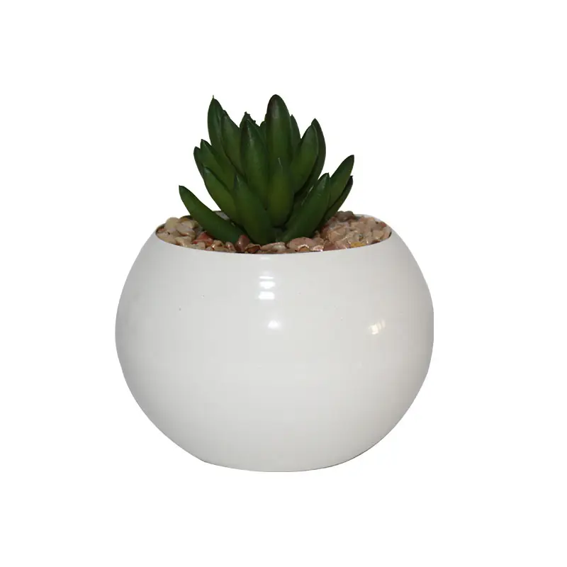 New Design Metal Flower Pot Indoor Green Europe Style Plant Stand Modern Vase Mini Office Kits Plant Small Kits Display