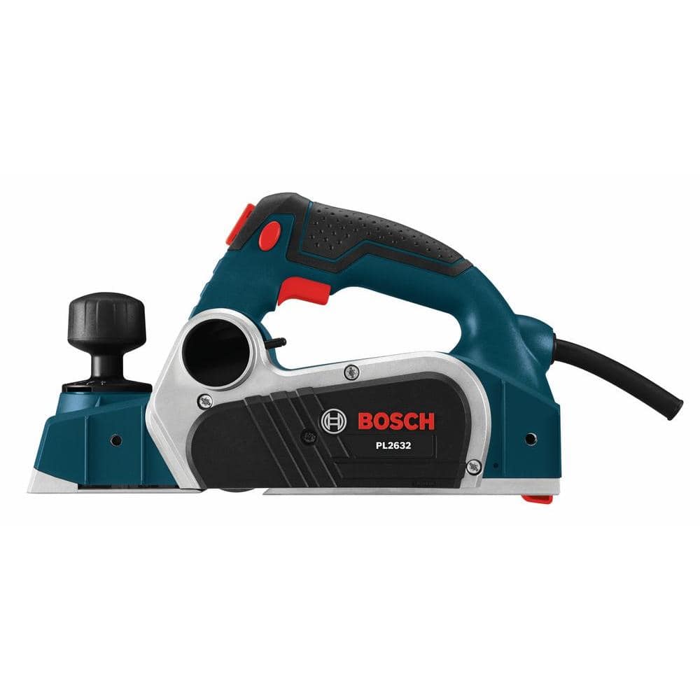 Bosch 6.5 Amp 3-1/4 in. Corded Planer Kit with 2 Reversible Woodrazor Micrograin Carbide Blades and Carrying Case PL2632K