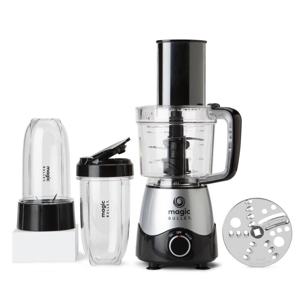 NutriBullet Kitchen Express 16 oz. Single Speed Silver Blender with 3.5 Cup Work Bowl and Lid MB50200