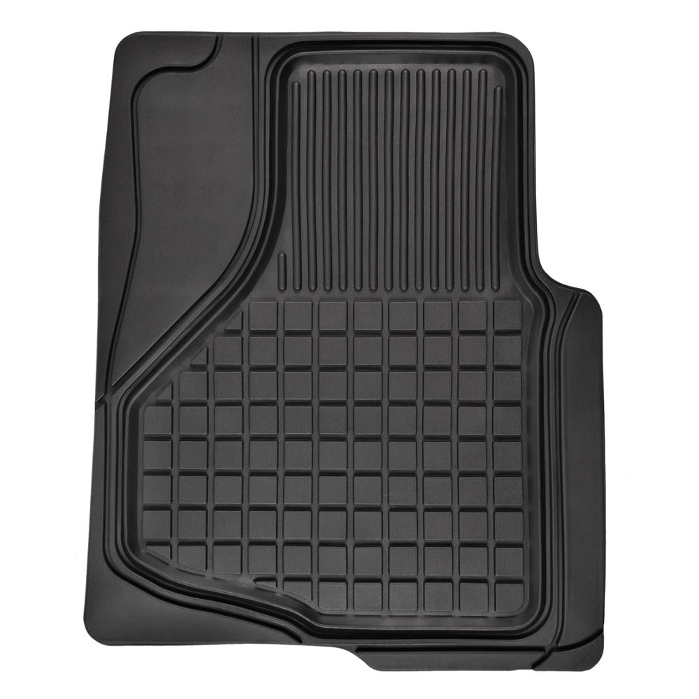 Motor Trend Custom Fit Car Floor Mats for Ford F 150 2009-2014 (Exact Fit) - Heavy Duty All Weather Rubber Mats， 3 Piece w/ Rear Liner